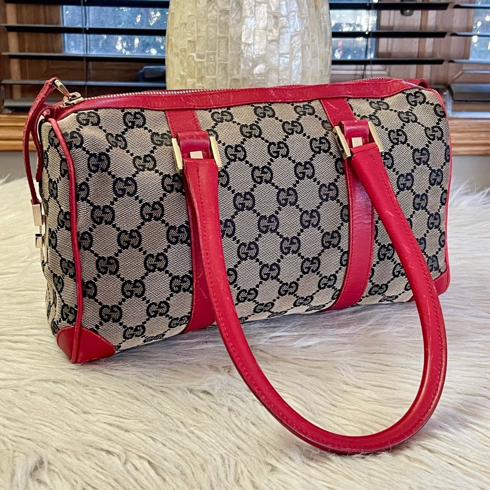 Authentic Gucci Monogram Shoulder Bag - image 7